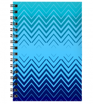 Caderno Universitário 011 Capa Dura em Papel Paraná / Miolo no 75grs 27,5 x 20 cm Miolo 1x1 | Capa 4x0 Capa UV Total Encadernação Wire-o 100 folhas (Não personalizamos o miolo).