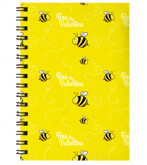 Caderno Universitário 026 Capa Dura em Papel Paraná / Miolo no 75grs 27,5 x 20 cm Miolo 1x1 | Capa 4x0 Capa UV Total Encadernação Wire-o 100 folhas (Não personalizamos o miolo).