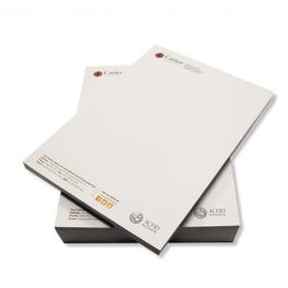 Papel Carta/Timbrado A4 21x29,7cm Offset 90gr A4 (29,7x21,0cm) 4x0 Cores Frente Colorido  Refile 